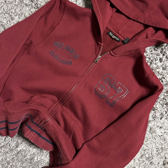 2000s Polo Ralph Lauren Zip Hoodie - Picture 1 of 3